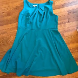 Dress Barn turquoise fit and flare dress 👗